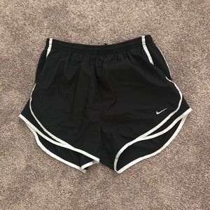 black nike shorts